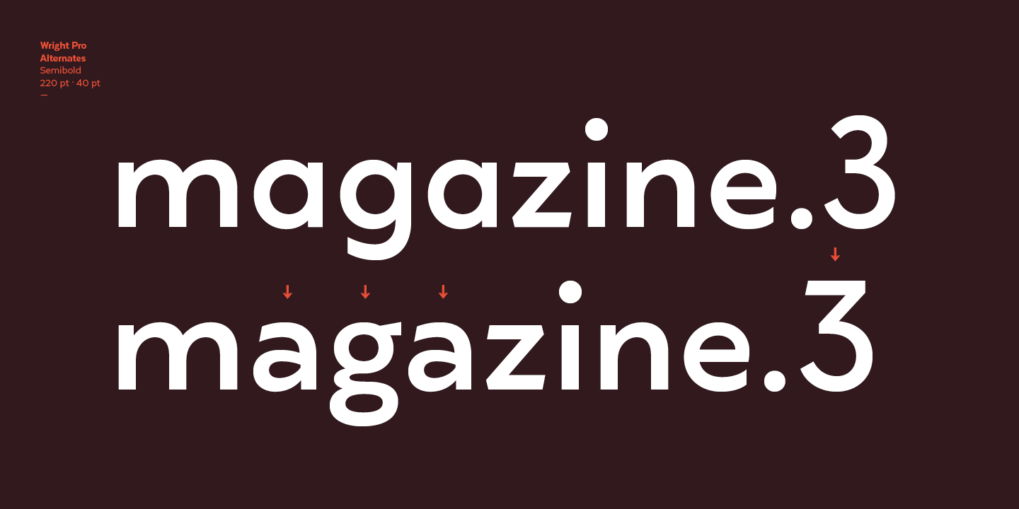 Przykład czcionki Wright Funk Extra Bold Italic